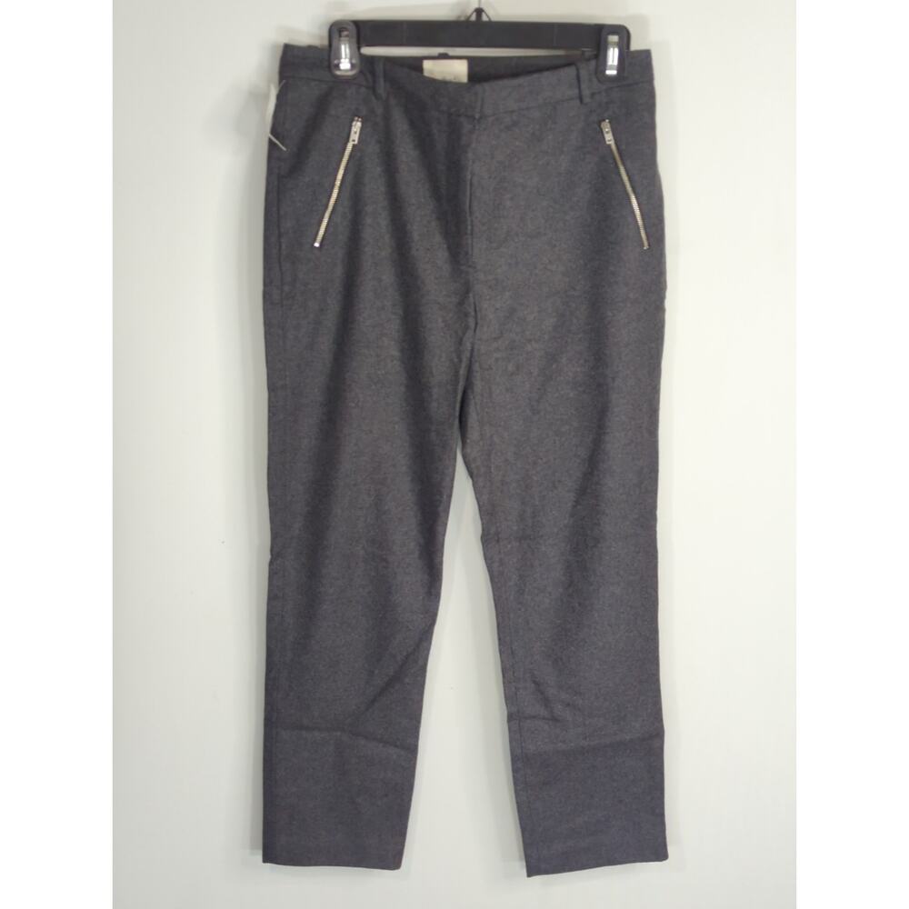 Aritzia Wilfred Heather Charcoal Gilmont Wool & Cashmere Pants Womens size 4 NWT